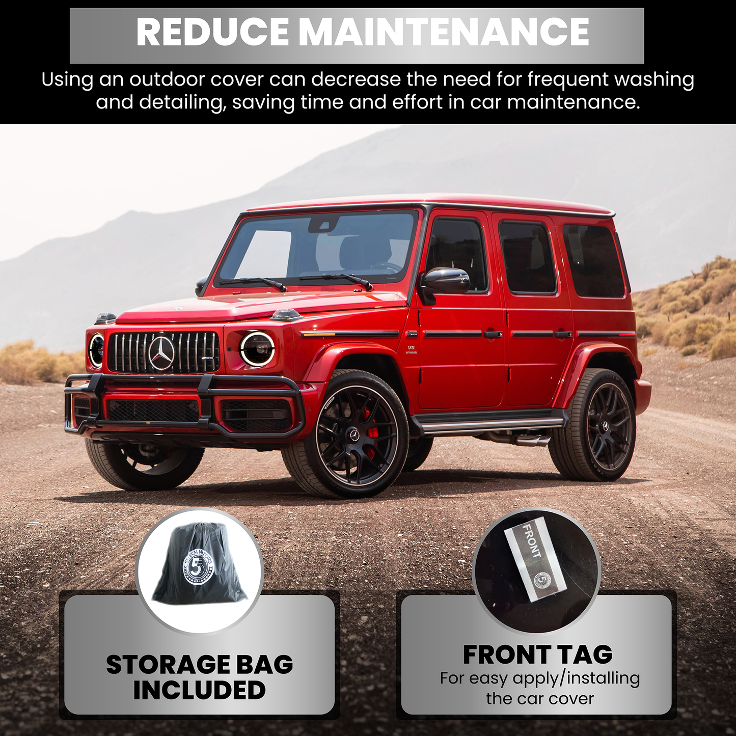 55tech Premium Car Covers for OUTDOOR and INDOOR Use Available for all Mercedes Benz models