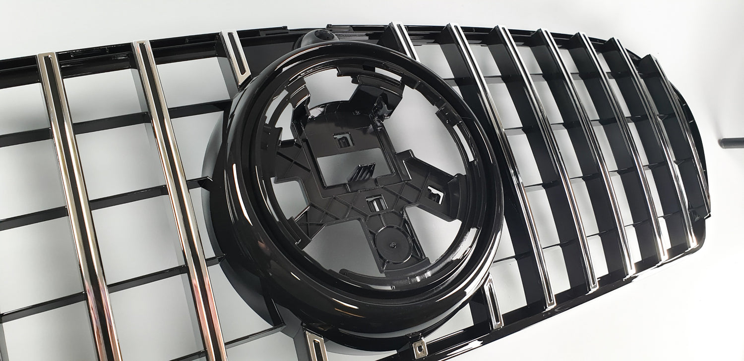 W167 GLE Grille Mercedes GLE450 GLE350 GLE500 GLE400 2019 2020 GT GTR Grill - 55tech Motors