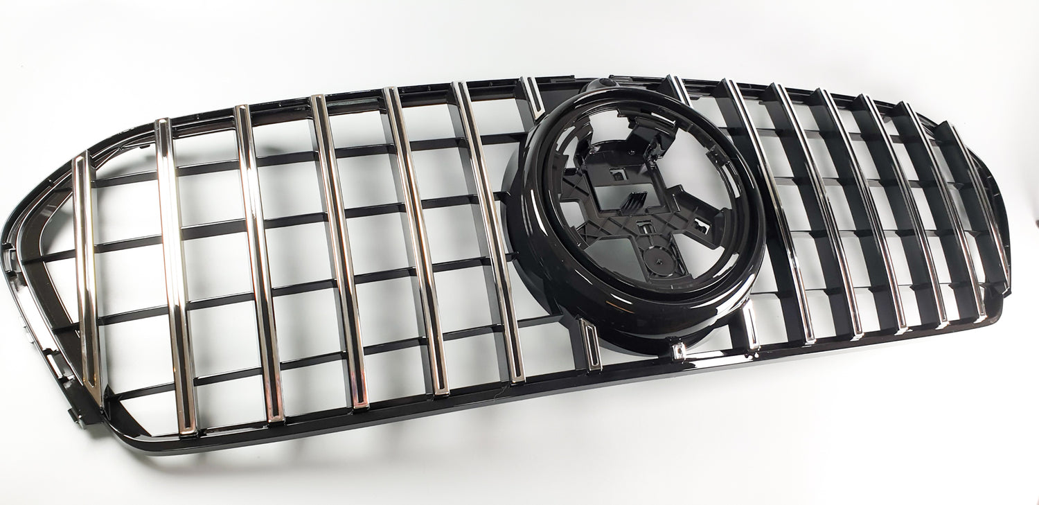W167 GLE Grille Mercedes GLE450 GLE350 GLE500 GLE400 2019 2020 GT GTR Grill - 55tech Motors