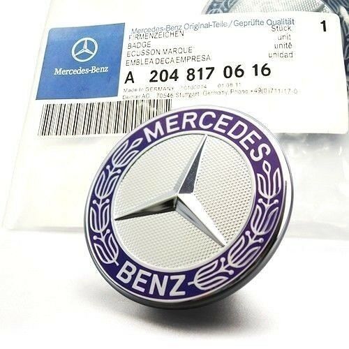 Mercedes Benz Flat Hood Emblem Badge - 55tech Motors