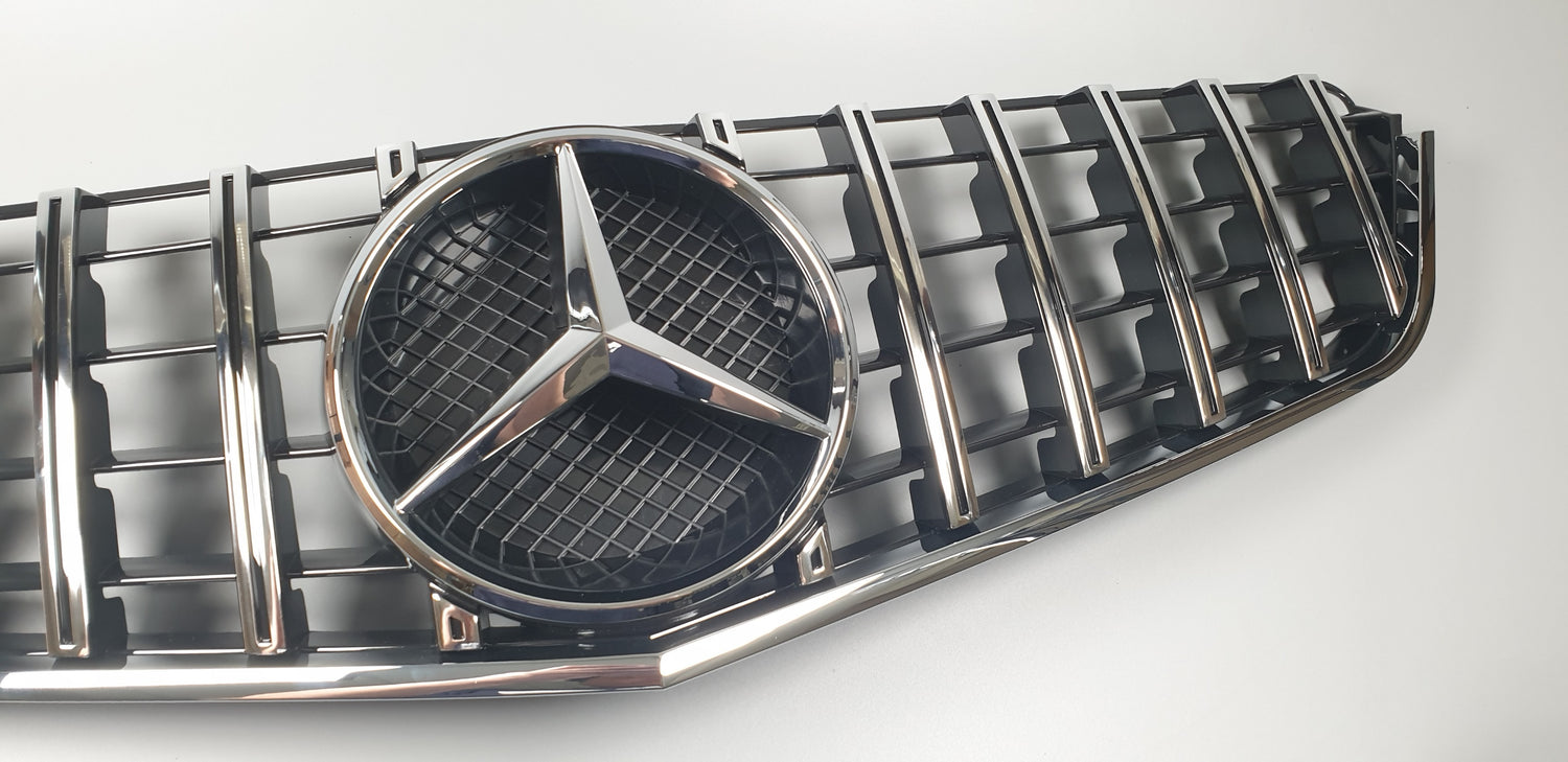 Mercedes Benz W207 E350 E550 COUPE Grille Grill GT GTR STYLE PANAMERICANA - 55tech Motors