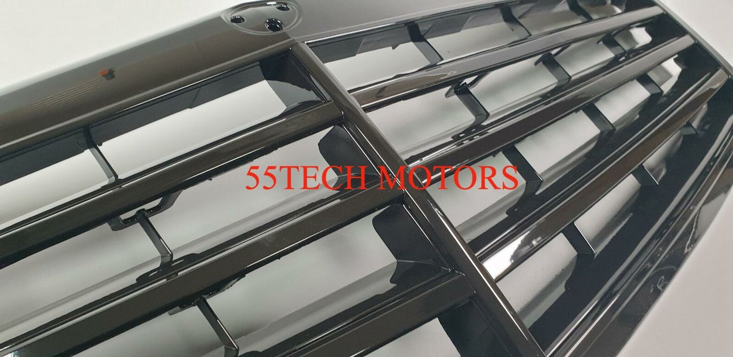 Mercedes Benz W212 E-Class OEM Style Matte Black / Chrome Grill - 55tech Motors