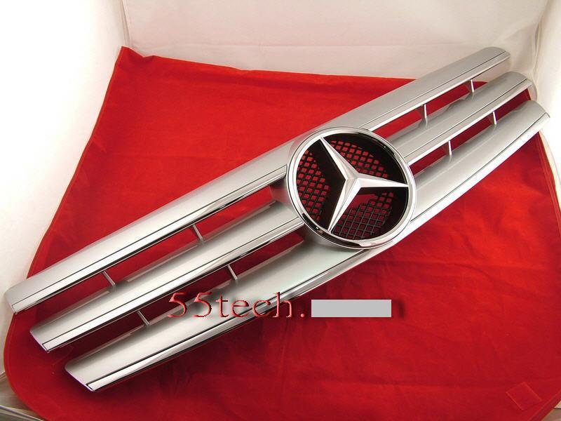 Mercedes Benz R129 1990~2002 SL-Class 3 Fins Style Grille - 55tech Motors