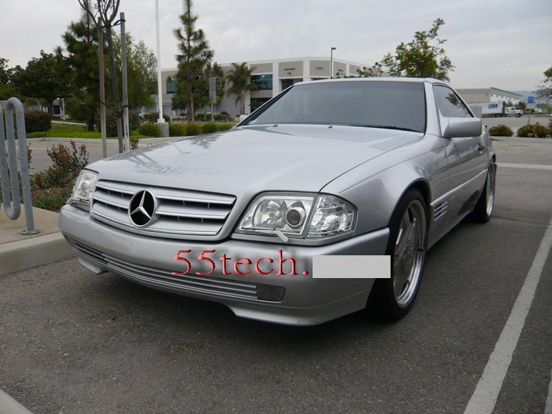 Mercedes Benz R129 1990~2002 SL-Class 3 Fins Style Grille - 55tech Motors