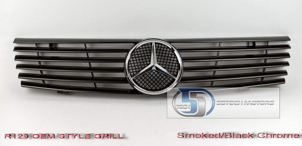 Mercedes Benz R129 1990~2002 SL-Class Grille 6 Fins OEM Style - 55tech Motors