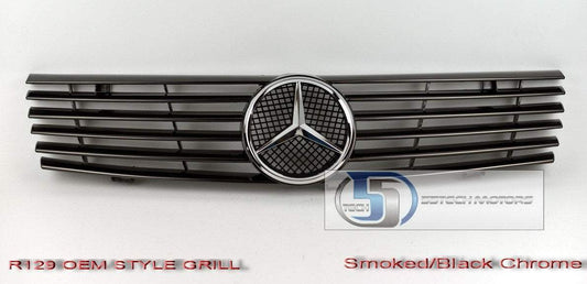 Mercedes Benz R129 1990~2002 SL-Class Grille 6 Fins OEM Style - 55tech Motors