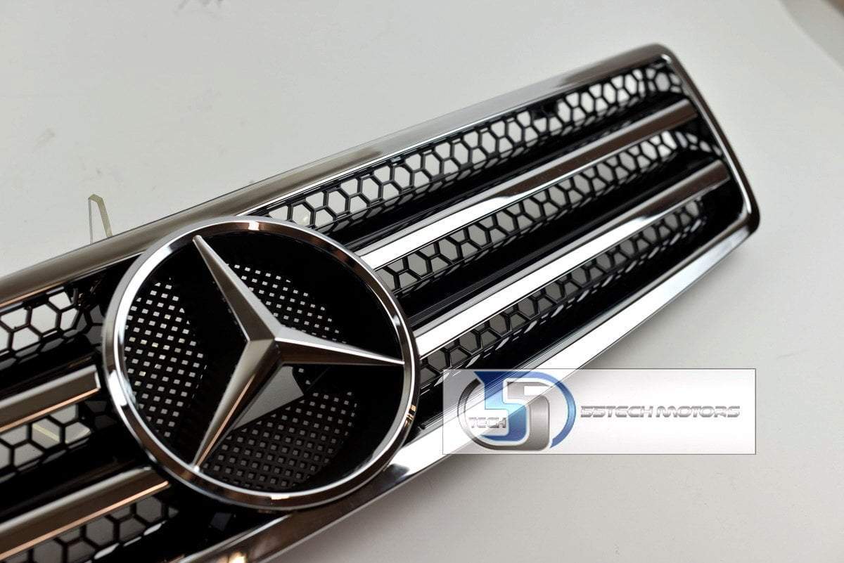 Mercedes Benz R129 1990~2002 SL-Class Grille with chrome frame - 55tech Motors