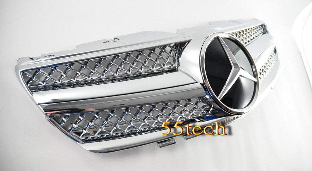 Mercedes Benz R230 2003~2006 SL-Class 1 Fin Grille - 55tech Motors