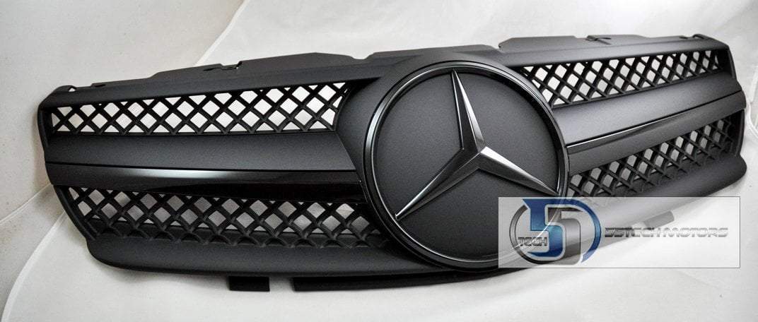 Mercedes Benz R230 2003~2006 SL-Class 1 Fin Grille - 55tech Motors