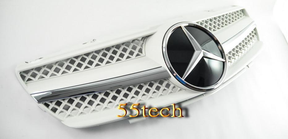 Mercedes Benz R230 2003~2006 SL-Class 1 Fin Grille - 55tech Motors