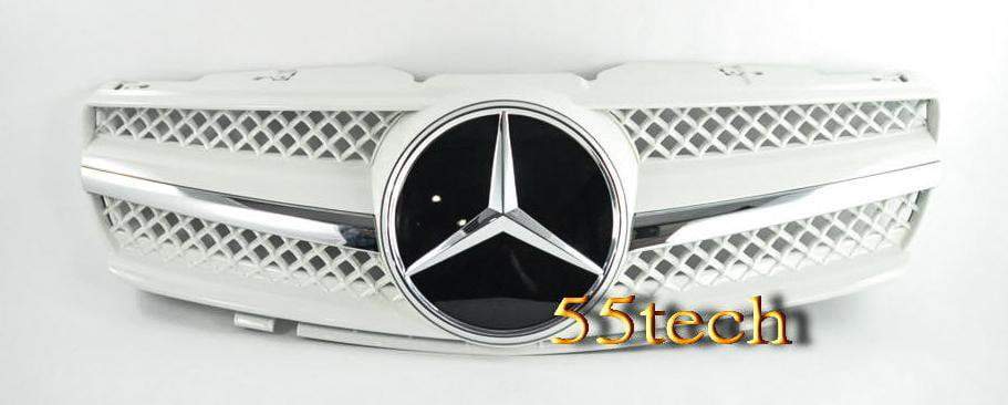 Mercedes Benz R230 2003~2006 SL-Class 1 Fin Grille - 55tech Motors