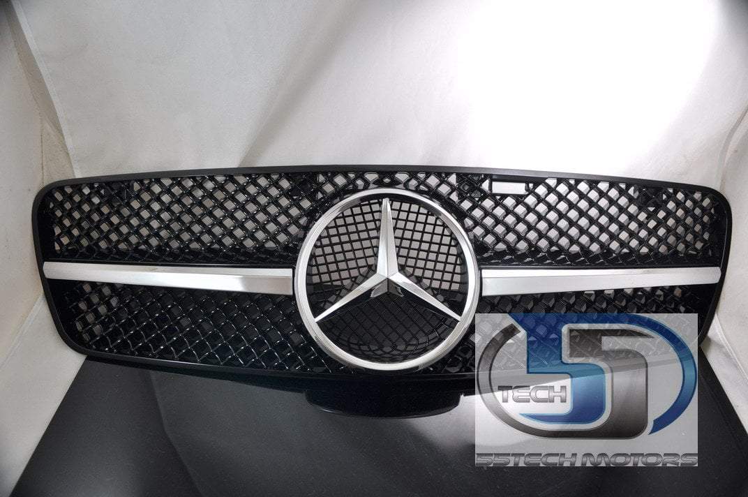 Mercedes Benz W203 2001~2007 C-Class 1 FIN SLS Style Grille C230 C240 C280 C32 - 55tech Motors