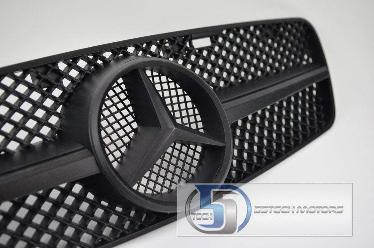 Mercedes Benz W203 2001~2007 C-Class 1 FIN SLS Style Grille C230 C240 C280 C32 - 55tech Motors