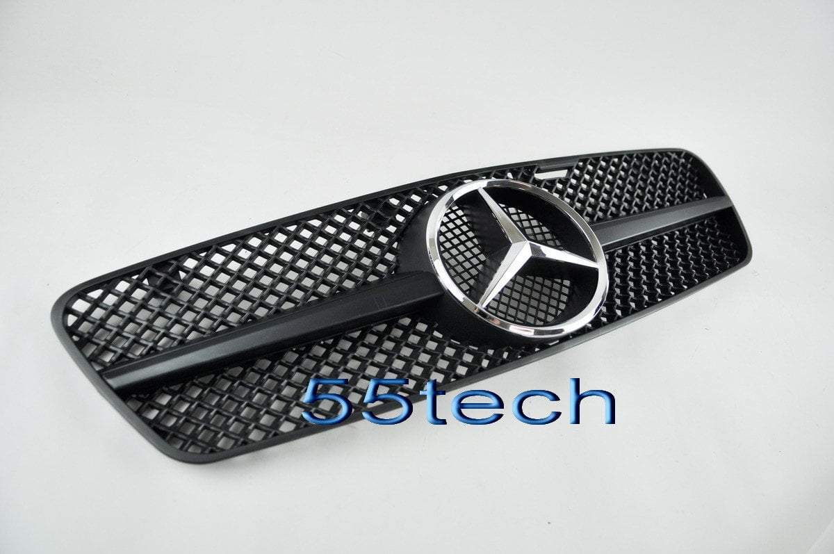 Mercedes Benz W203 2001~2007 C-Class 1 FIN SLS Style Grille C230 C240 C280 C32 - 55tech Motors