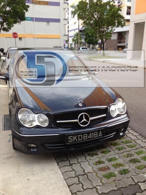 Mercedes Benz W203 2001~2007 C-Class 1 FIN SLS Style Grille C230 C240 C280 C32 - 55tech Motors