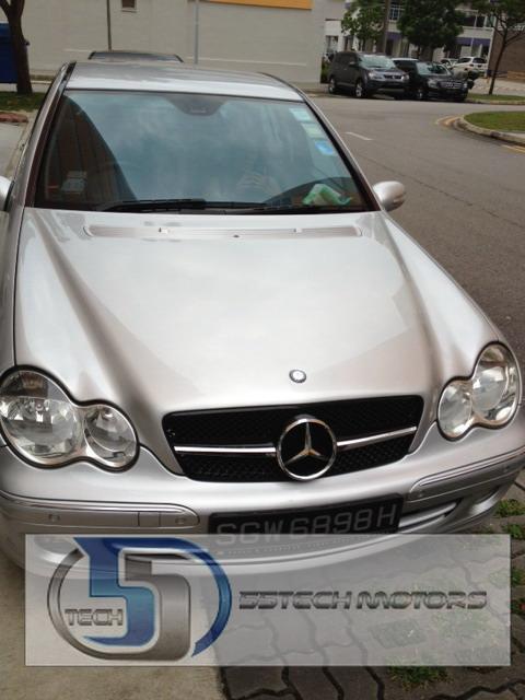 Mercedes Benz W203 2001~2007 C-Class 1 FIN SLS Style Grille C230 C240 C280 C32 - 55tech Motors