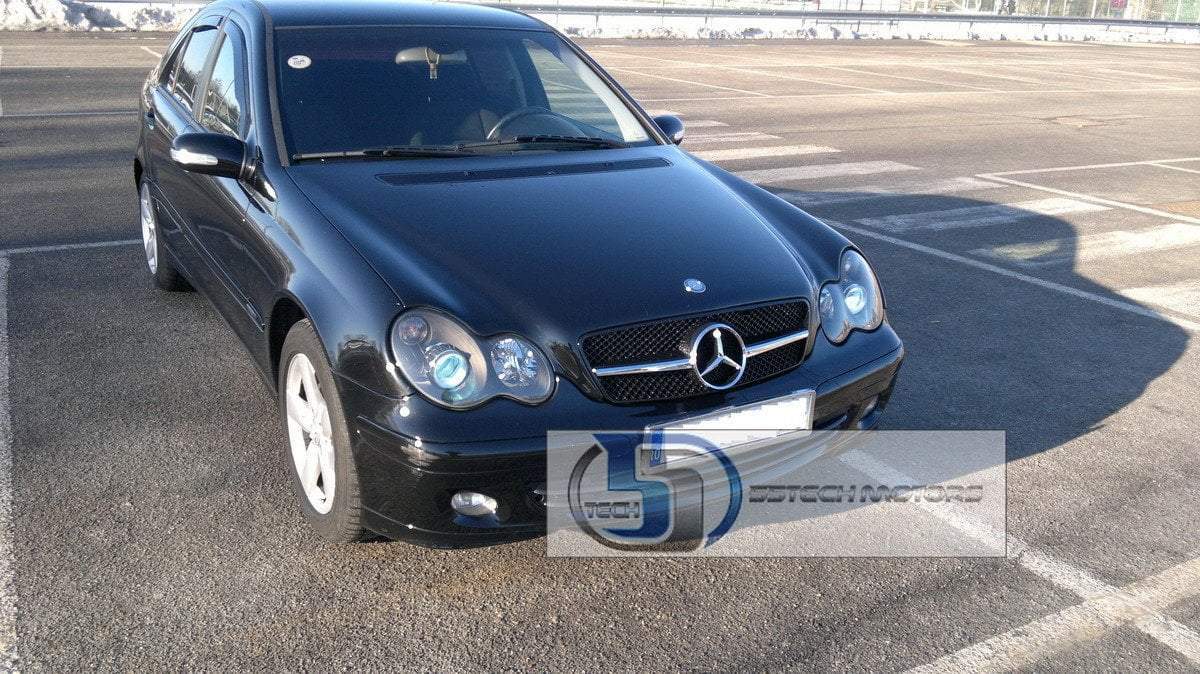 Mercedes Benz W203 2001~2007 C-Class 1 FIN SLS Style Grille C230 C240 C280 C32 - 55tech Motors