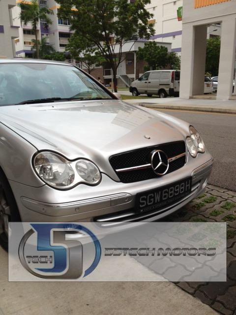 Mercedes Benz W203 2001~2007 C-Class 1 FIN SLS Style Grille C230 C240 C280 C32 - 55tech Motors