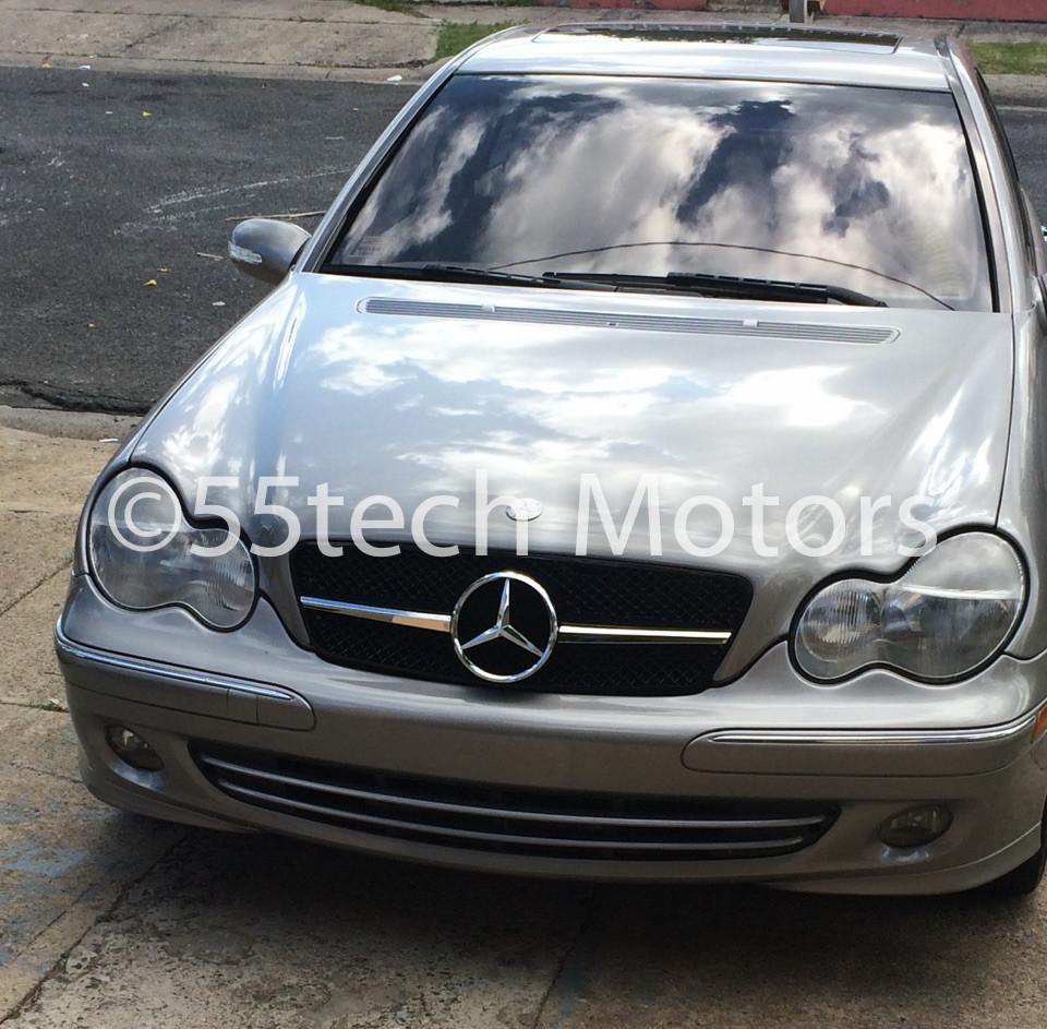 Mercedes Benz W203 2001~2007 C-Class 1 FIN SLS Style Grille C230 C240 C280 C32 - 55tech Motors