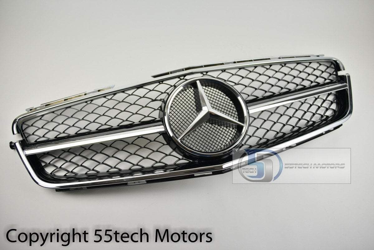 Mercedes Benz W204 2008~2011 AMG Style Grille - 55tech Motors