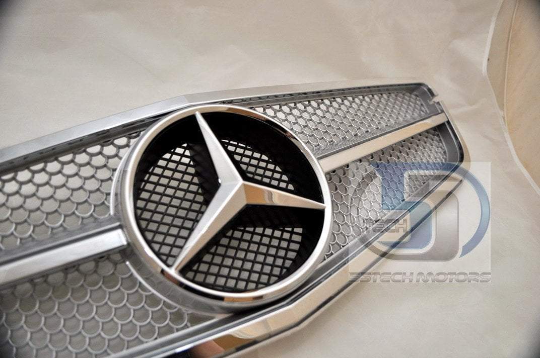 Mercedes Benz W204 2008~2011 C-Class 2012-C63 AMG Style Grille - 55tech Motors