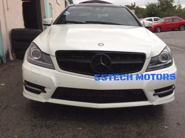 Mercedes Benz W204 2008~2011 C-Class 2012-C63 AMG Style Grille - 55tech Motors