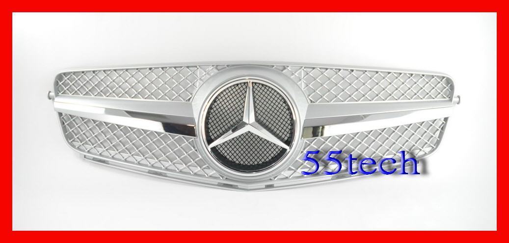 Mercedes Benz W204 2008~2011 SLS 1 Fin Style Grille - 55tech Motors