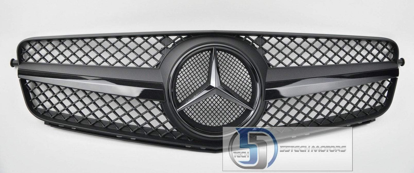 Mercedes Benz W204 2008~2011 SLS 1 Fin Style Grille - 55tech Motors