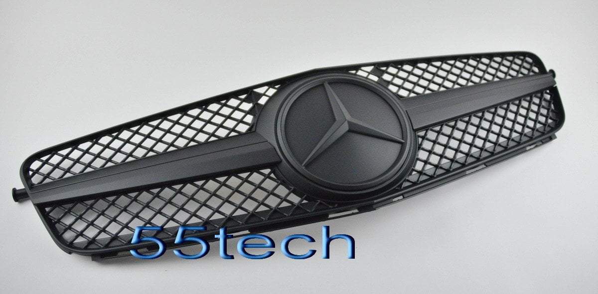 Mercedes Benz W204 2008~2011 SLS 1 Fin Style Grille - 55tech Motors