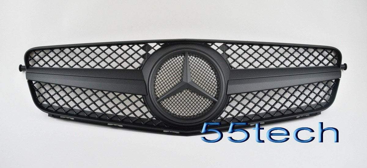 Mercedes Benz W204 2008~2011 SLS 1 Fin Style Grille - 55tech Motors