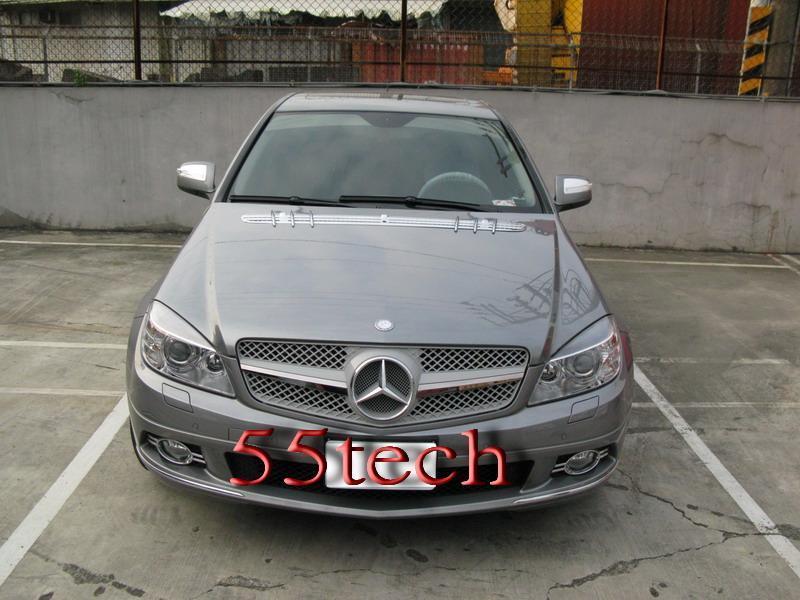 Mercedes Benz W204 2008~2011 SLS 1 Fin Style Grille - 55tech Motors