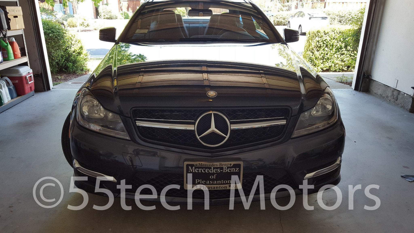 Mercedes Benz W204 2008~2011 SLS 1 Fin Style Grille - 55tech Motors