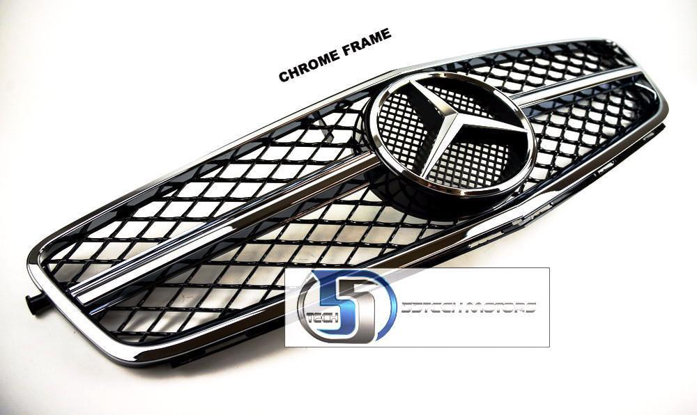 Mercedes Benz W204 2012-2013 C-Class AMG Style Grille - 55tech Motors