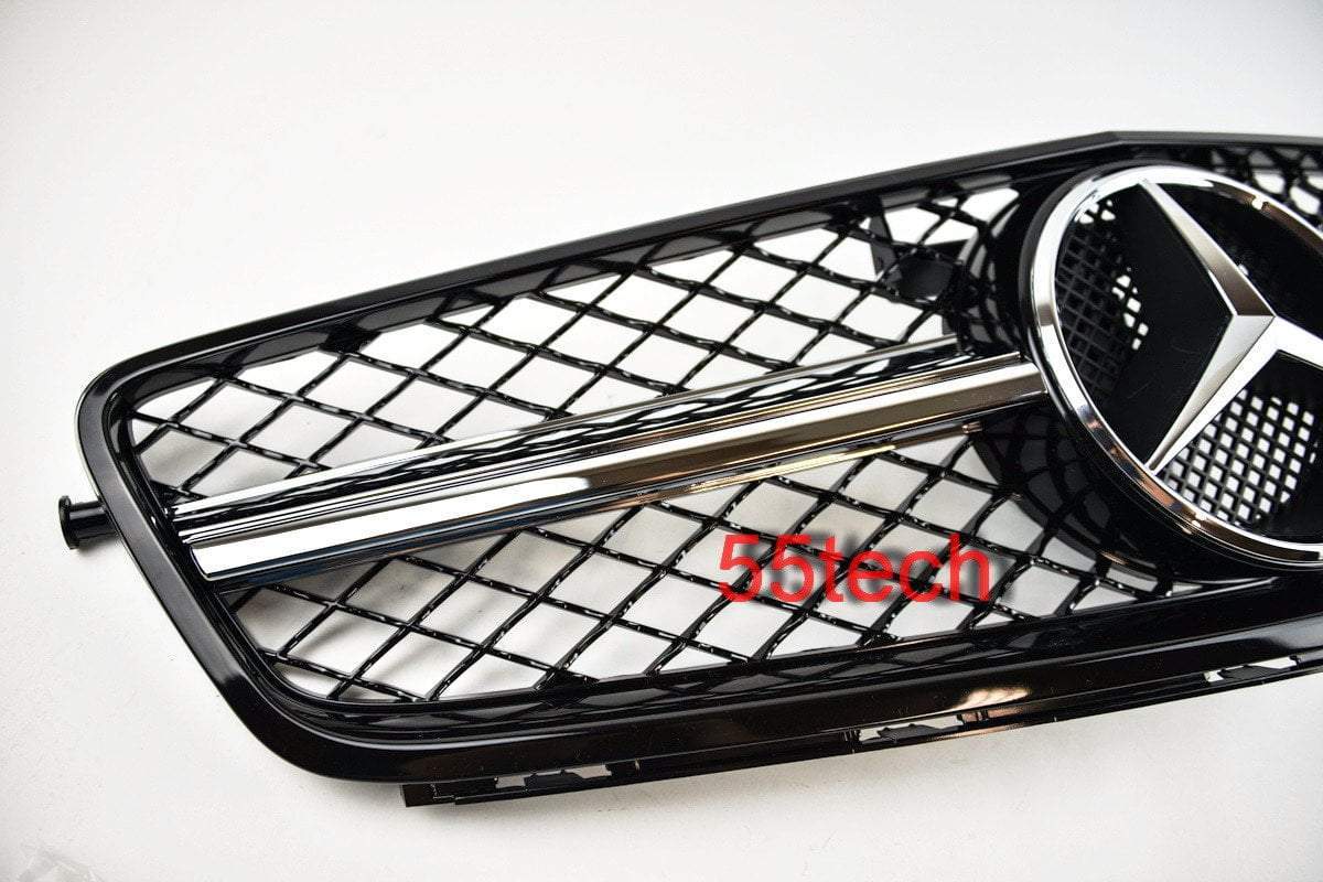 Mercedes Benz W204 2012-2013 C-Class AMG Style Grille - 55tech Motors