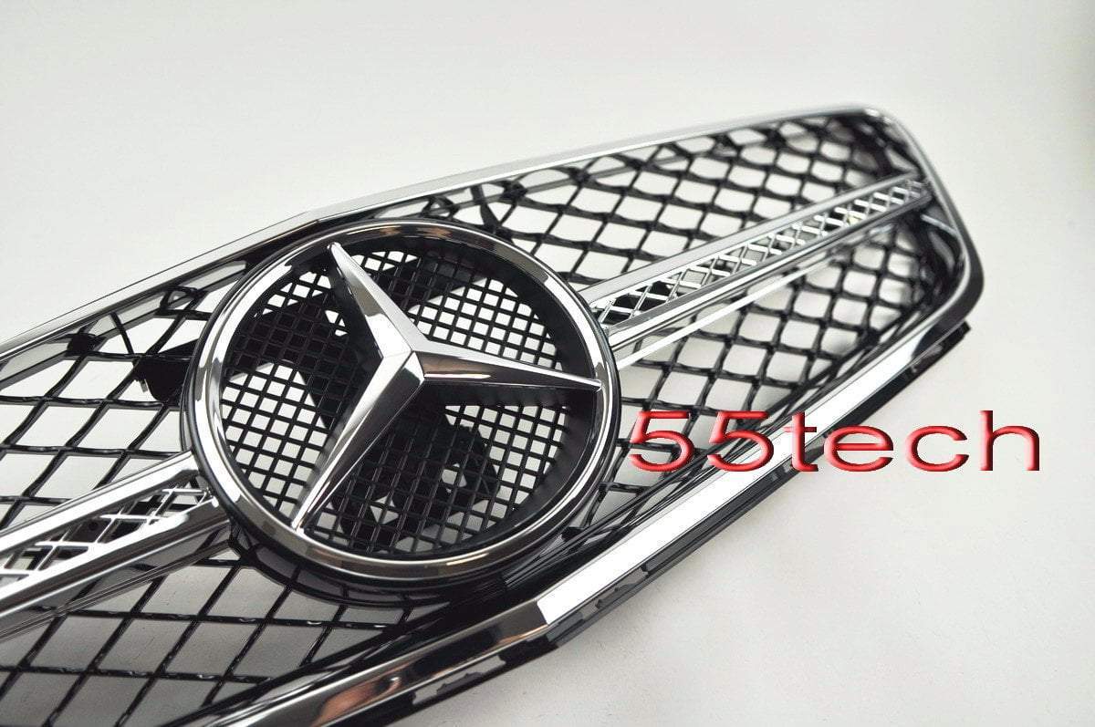 Mercedes Benz W204 2012-2013 C-Class AMG Style Grille - 55tech Motors