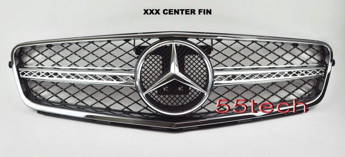 Mercedes Benz W204 2012-2013 C-Class AMG Style Grille - 55tech Motors