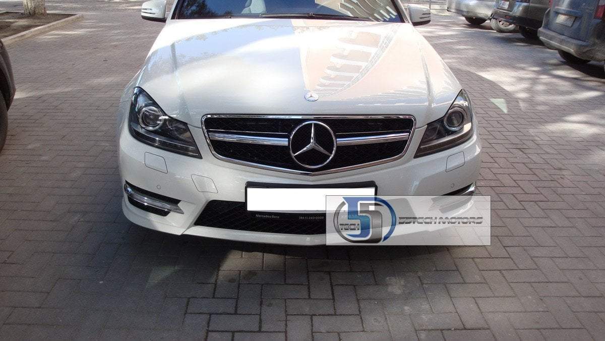 Mercedes Benz W204 2012-2013 C-Class AMG Style Grille - 55tech Motors