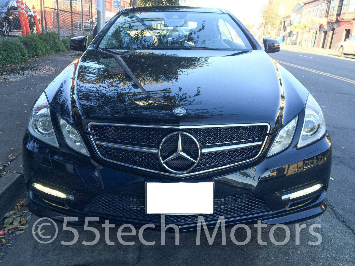 Mercedes-benz W207 2 door coupe Single Fin Grill - 55tech Motors