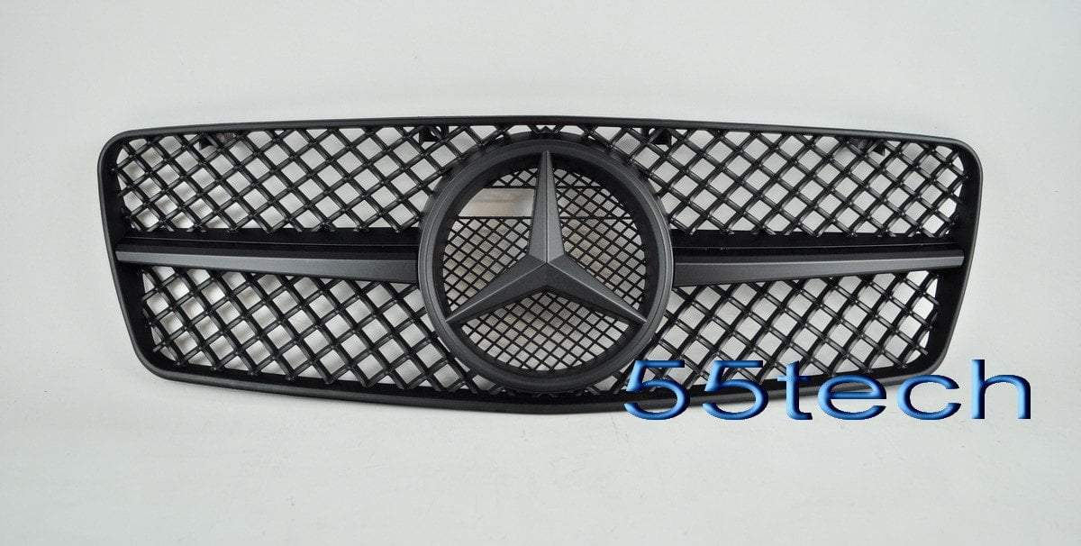 Mercedes Benz W208 CLK 1997~2002 1 Fins Sports Style Grille - 55tech Motors