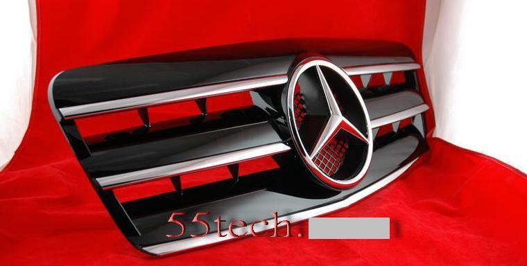 Mercedes Benz W208 CLK 1997~2002 3 Fins Style Grille - 55tech Motors