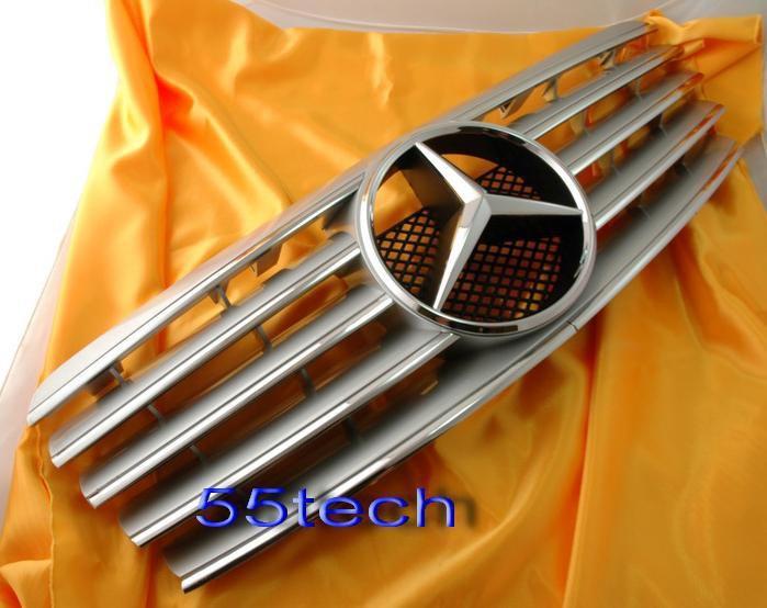 Mercedes Benz W208 CLK 1997~2002 5 Fins Style Grille - 55tech Motors