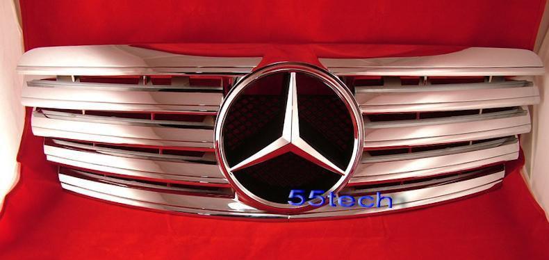 Mercedes Benz W208 CLK 1997~2002 5 Fins Style Grille - 55tech Motors