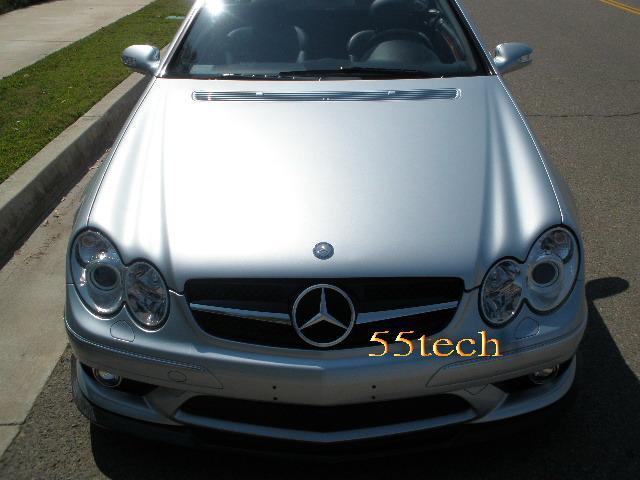 Mercedes Benz W209 CLK 2003~2009 1 Fin Grille - 55tech Motors