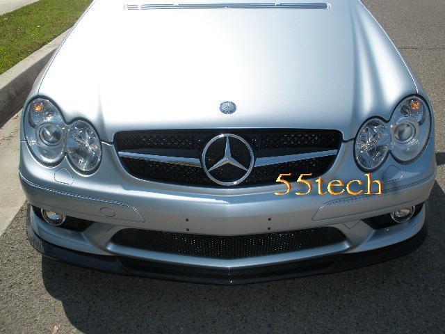 Mercedes Benz W209 CLK 2003~2009 1 Fin Grille - 55tech Motors