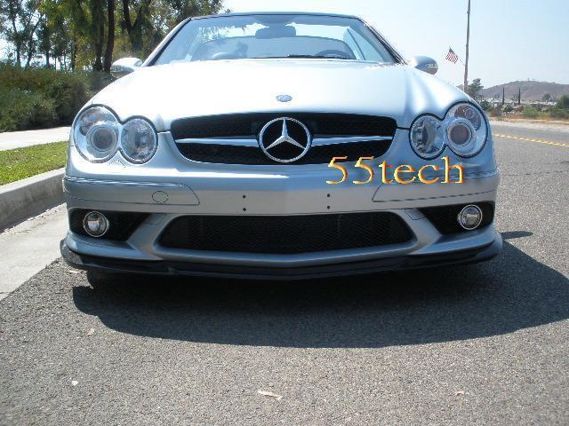 Mercedes Benz W209 CLK 2003~2009 1 Fin Grille - 55tech Motors