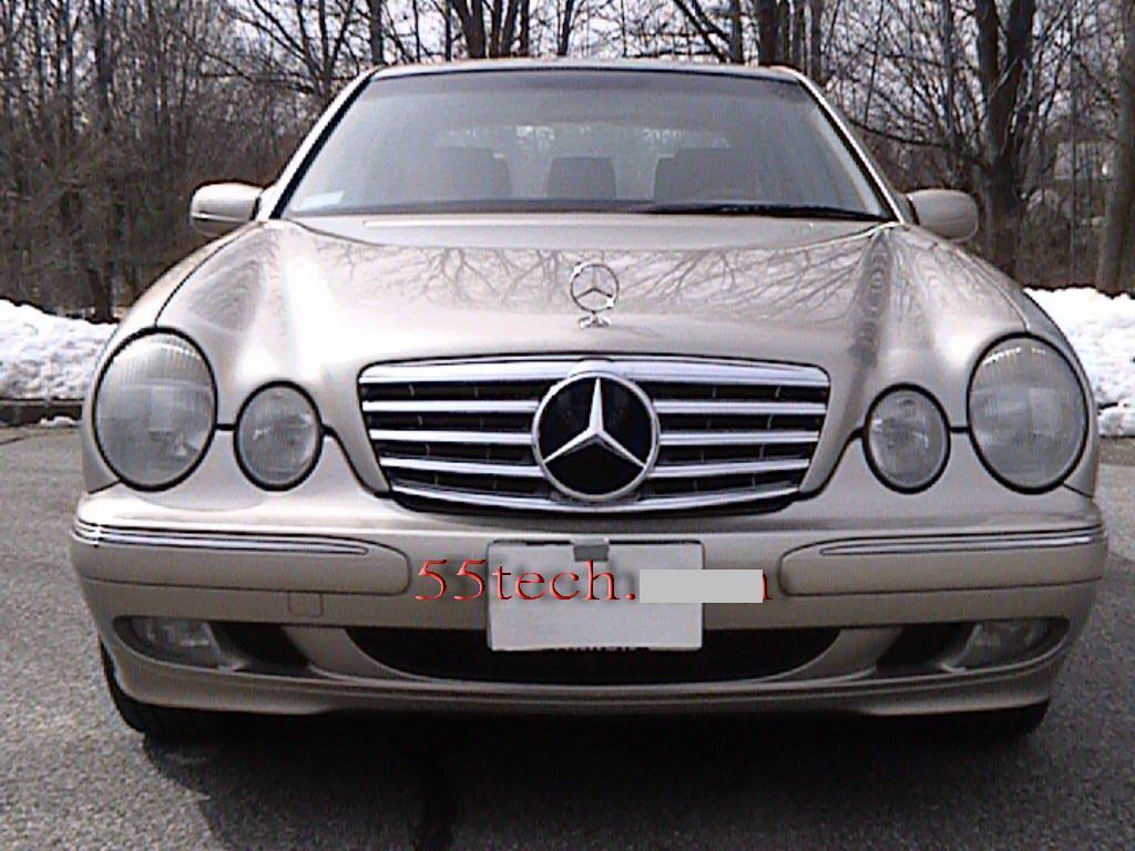 Mercedes Benz W210 2000~2002 E-Class CL Style Grille - 55tech Motors