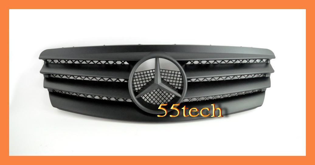 Mercedes Benz W211 2003~2006 E-Class 4 Fins Style Grille - 55tech Motors