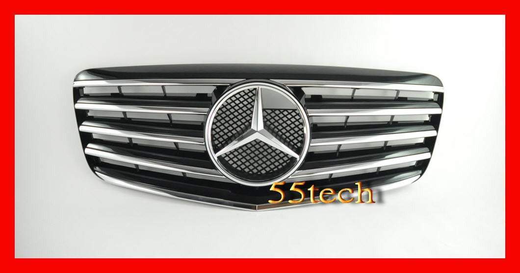 Mercedes Benz W211 2007~2009 E-Class 5 Fins Grille - 55tech Motors