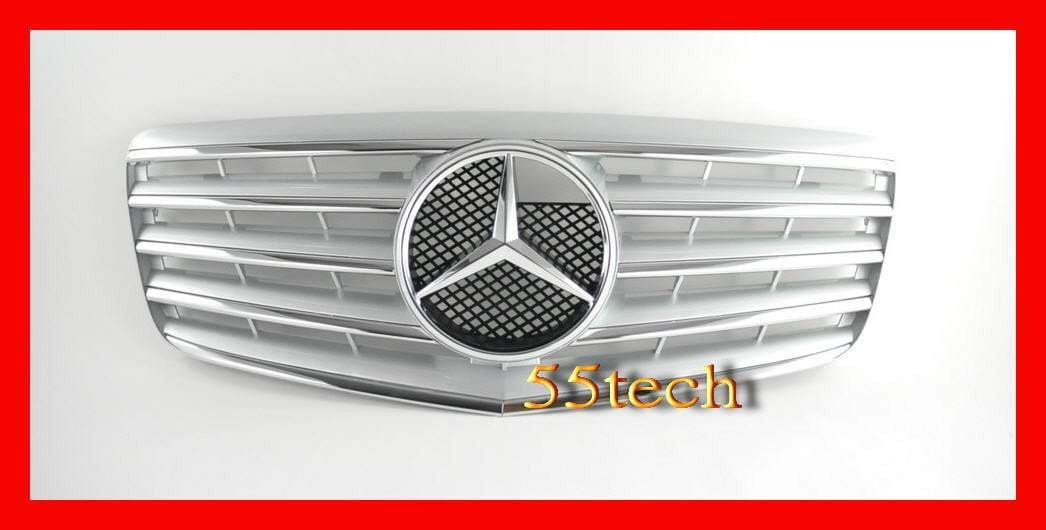 Mercedes Benz W211 2007~2009 E-Class 5 Fins Grille - 55tech Motors