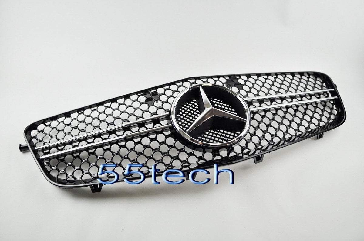 Mercedes Benz W212 E-Class 1 Fin Style Grille - 55tech Motors